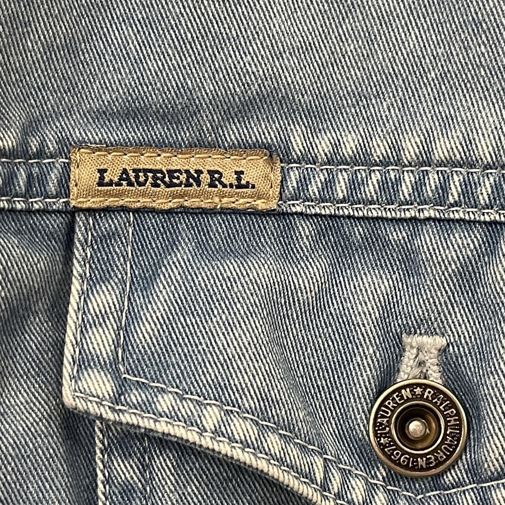 VTG Lauren Ralph Lauren Glen Canyon Dry Goods Supply Denim Jacket Women's Size S - Picture 4 of 12